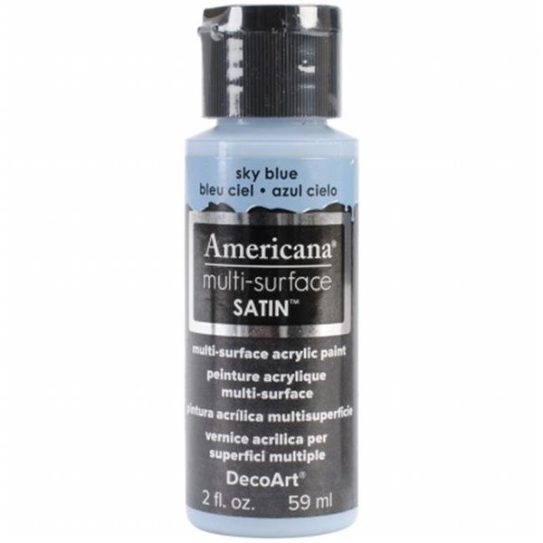 Deco Art Deco Art DA5-30-22 Americana Multi-Surface Satin Acrylic Paint 2oz-Sky Blue DA5-30-22